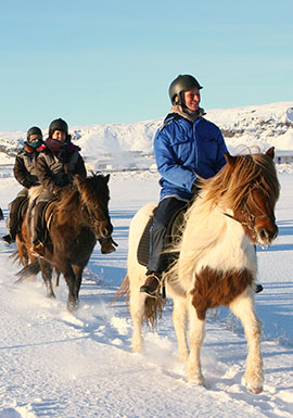 Rando cheval neige